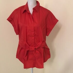 New! Lauren Ralph Lauren Large Red Shirt
